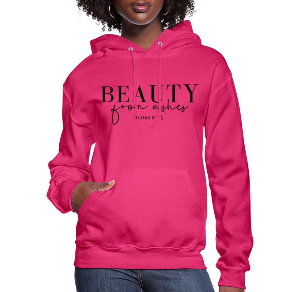 Beauty from Ashes Women's Hoodie - fuchsia