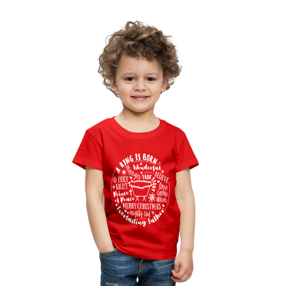 Manger Collage (W) Toddler T-Shirt - red