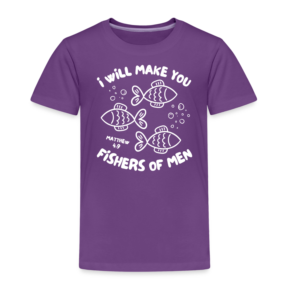 I Will Make You Fishers of Men (W) Toddler T-Shirt - purple