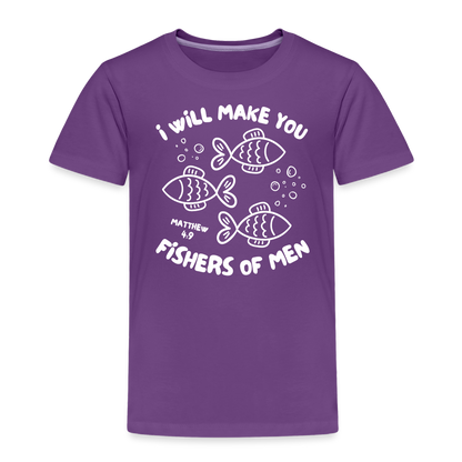 I Will Make You Fishers of Men (W) Toddler T-Shirt - purple