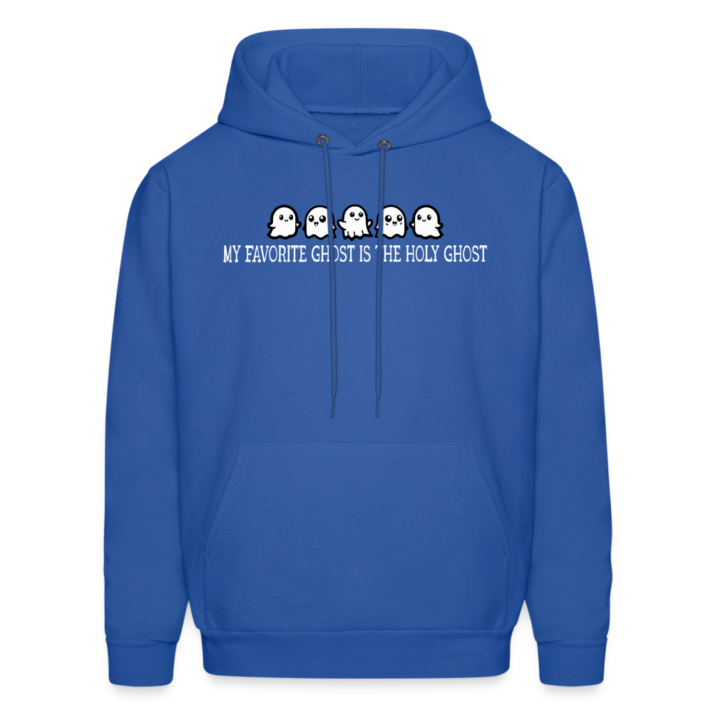 My Favorite Ghost is the Holy Ghost (W) Men's Hoodie - royal blue