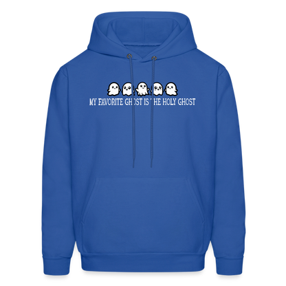 My Favorite Ghost is the Holy Ghost (W) Men's Hoodie - royal blue