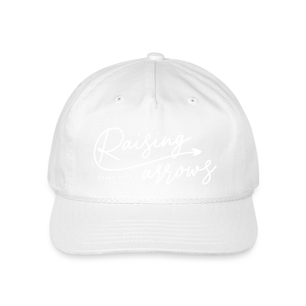 Raising Arrows Hat Cap - white