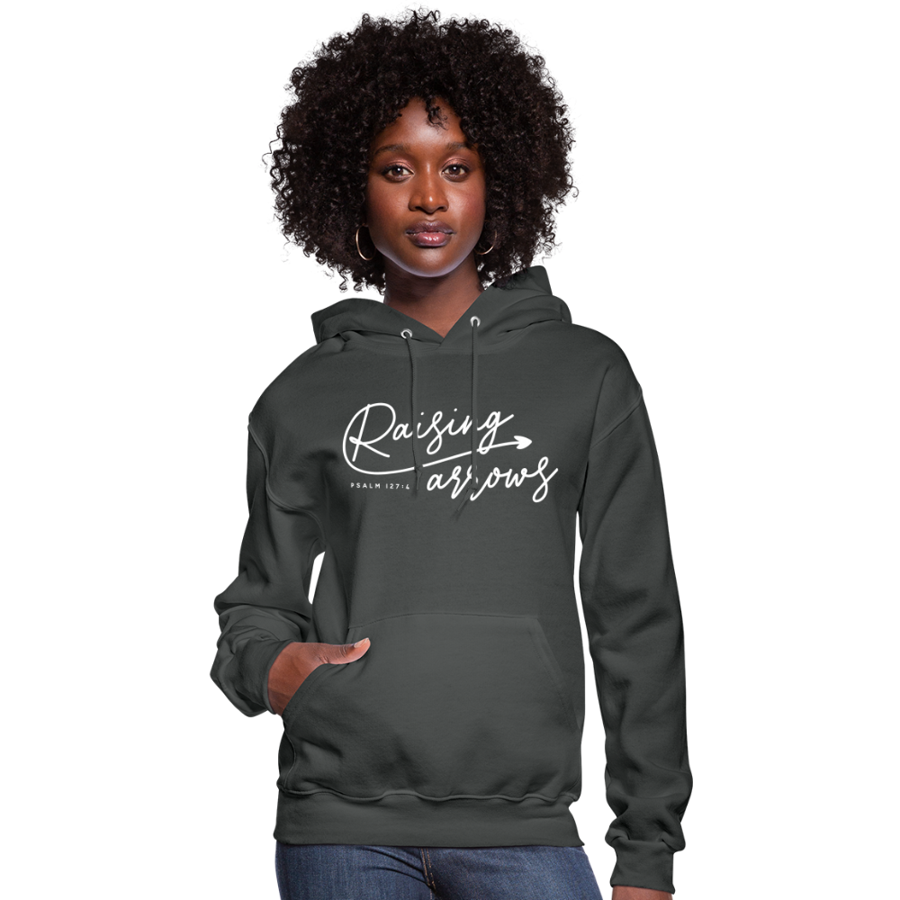 Raising Arrows (W) Women's Hoodie - asphalt