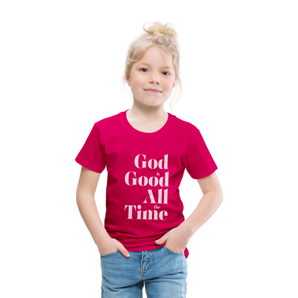 God is Good Toddler Premium T-Shirt - dark pink