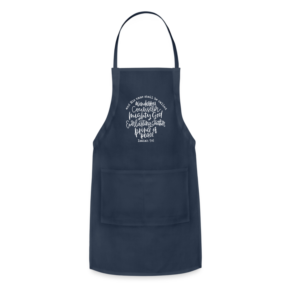 And His Name Shall Be Called Apron - navy