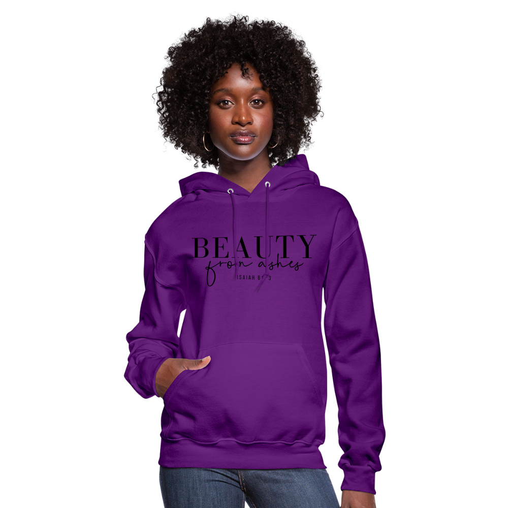 Beauty from Ashes Women's Hoodie - purple