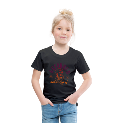 Reformed & Loving It (Color) Reformation Day Toddler T-Shirt - black