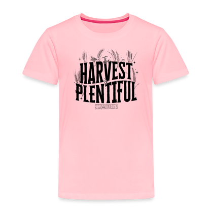 The Harvest is Plentiful Toddler T-Shirt - pink