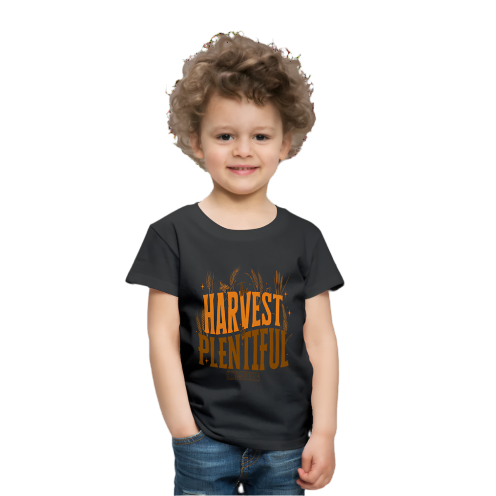 The Harvest is Plentiful (Color) Toddler T-Shirt - black