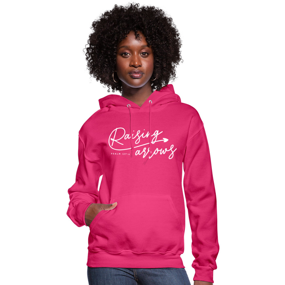 Raising Arrows (W) Women's Hoodie - fuchsia