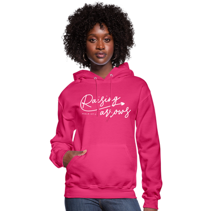 Raising Arrows (W) Women's Hoodie - fuchsia