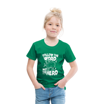 Follow the Word (W) Toddler T-Shirt - kelly green