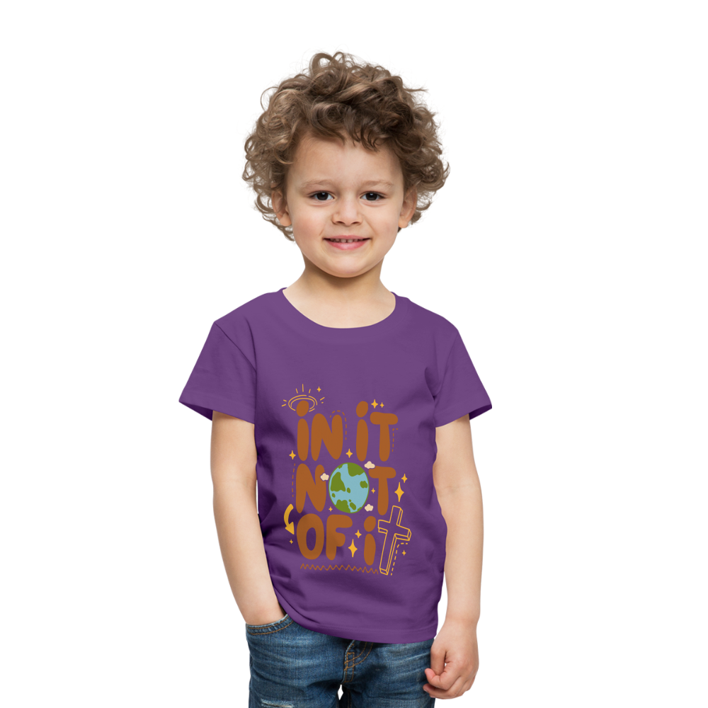 In It Not of It Toddler T-Shirt - purple