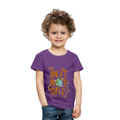 In It Not of It Toddler T-Shirt - purple