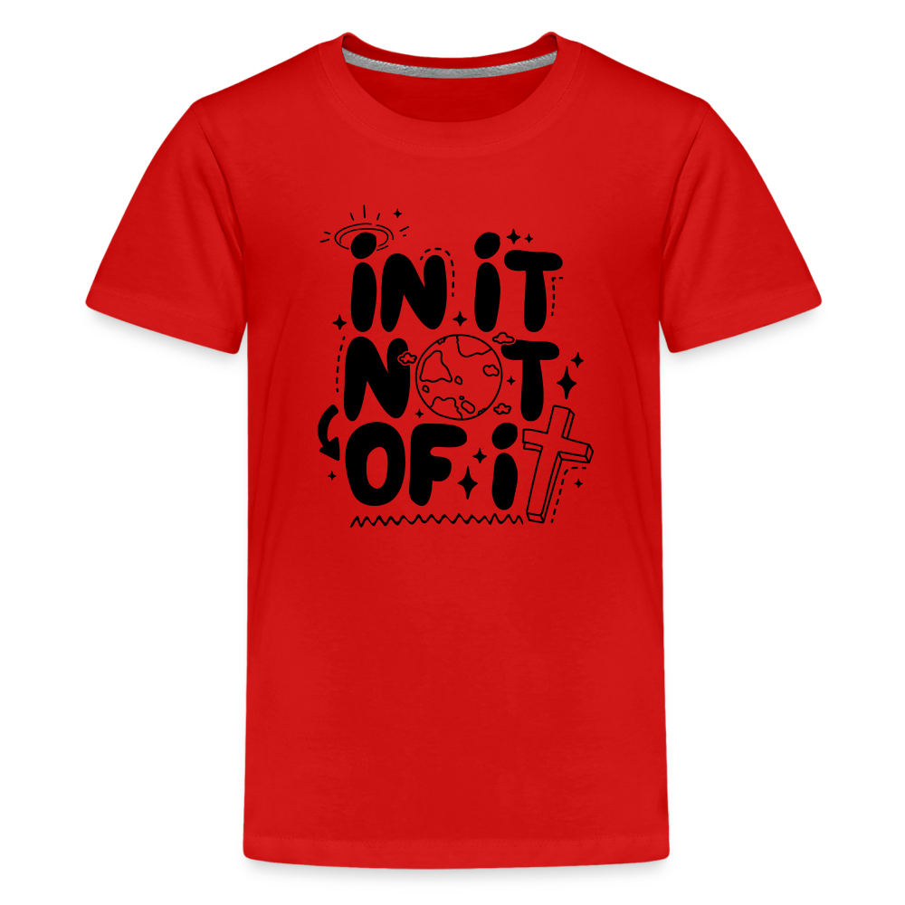 In It Not of It Kid's T-Shirt - red