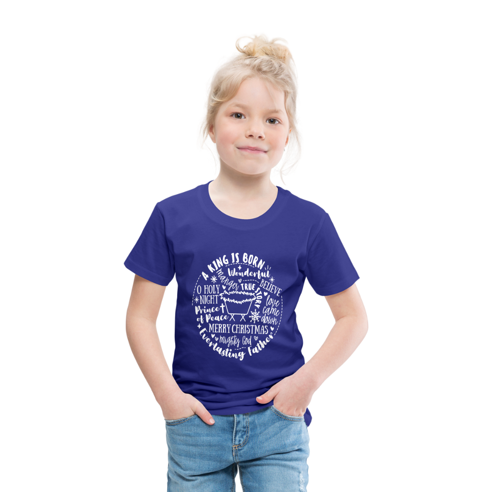 Manger Collage (W) Toddler T-Shirt - royal blue