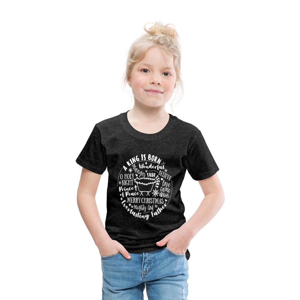 Manger Collage (W) Toddler T-Shirt - charcoal grey