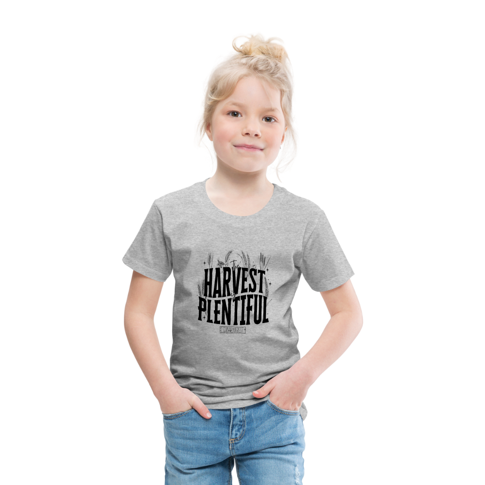 The Harvest is Plentiful Toddler T-Shirt - heather gray