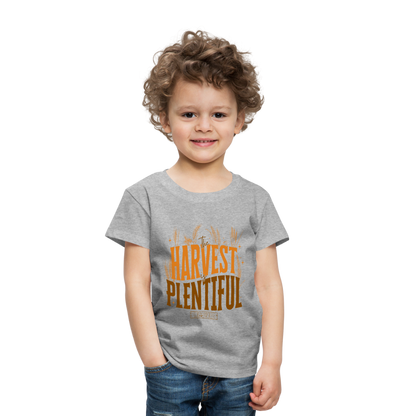 The Harvest is Plentiful (Color) Toddler T-Shirt - heather gray