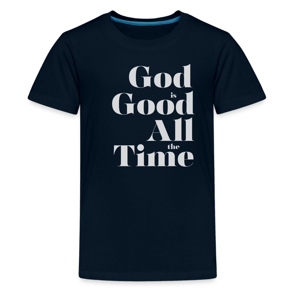 God is Good Kids' Premium T-Shirt - deep navy