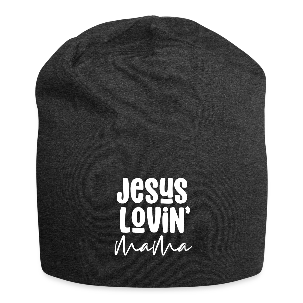 Jesus Lovin Mama Beanie - charcoal grey