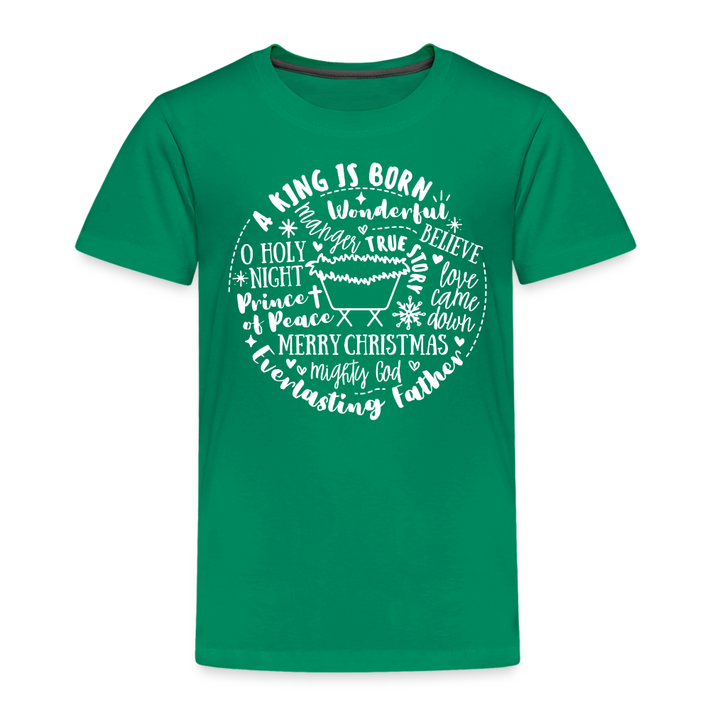 Manger Collage (W) Toddler T-Shirt - kelly green