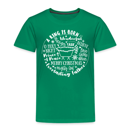 Manger Collage (W) Toddler T-Shirt - kelly green