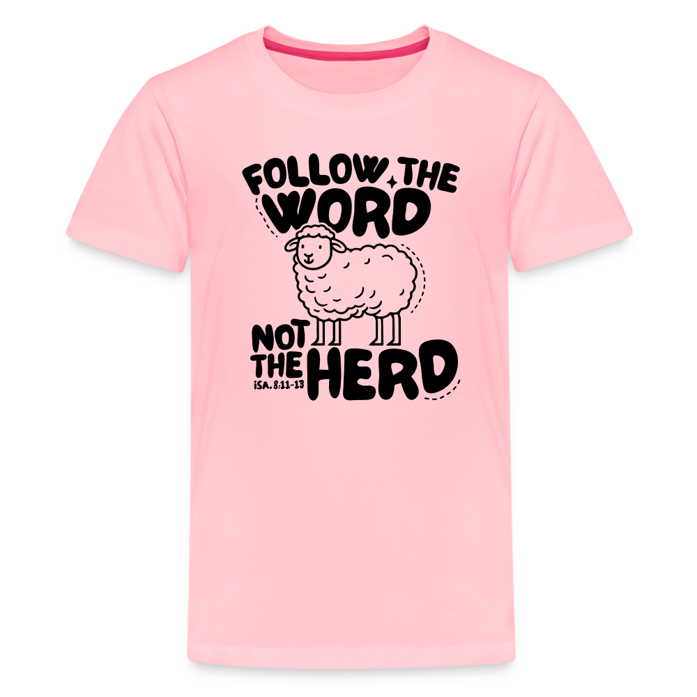 Follow the Word Kid's T-Shirt - pink