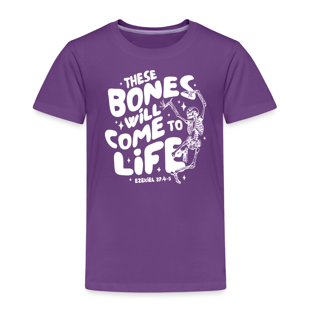 These Bones will Come to Life (W) Toddler T-Shirt - purple