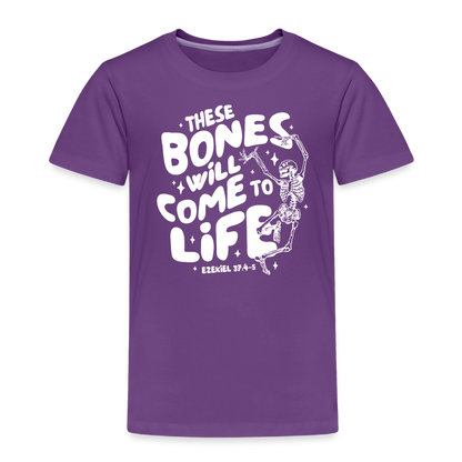 These Bones will Come to Life (W) Toddler T-Shirt - purple