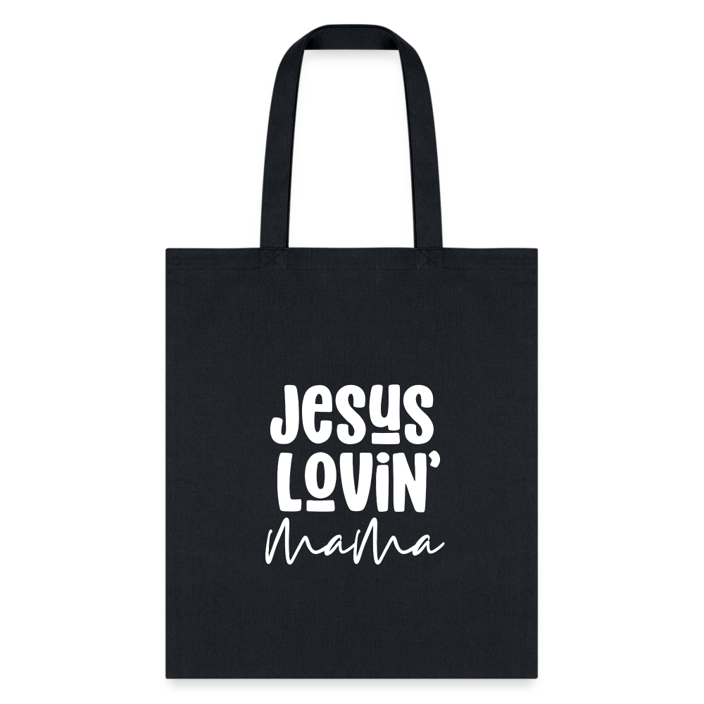 Jesus Lovin Mama Tote Bag - black