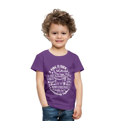 Manger Collage (W) Toddler T-Shirt - purple