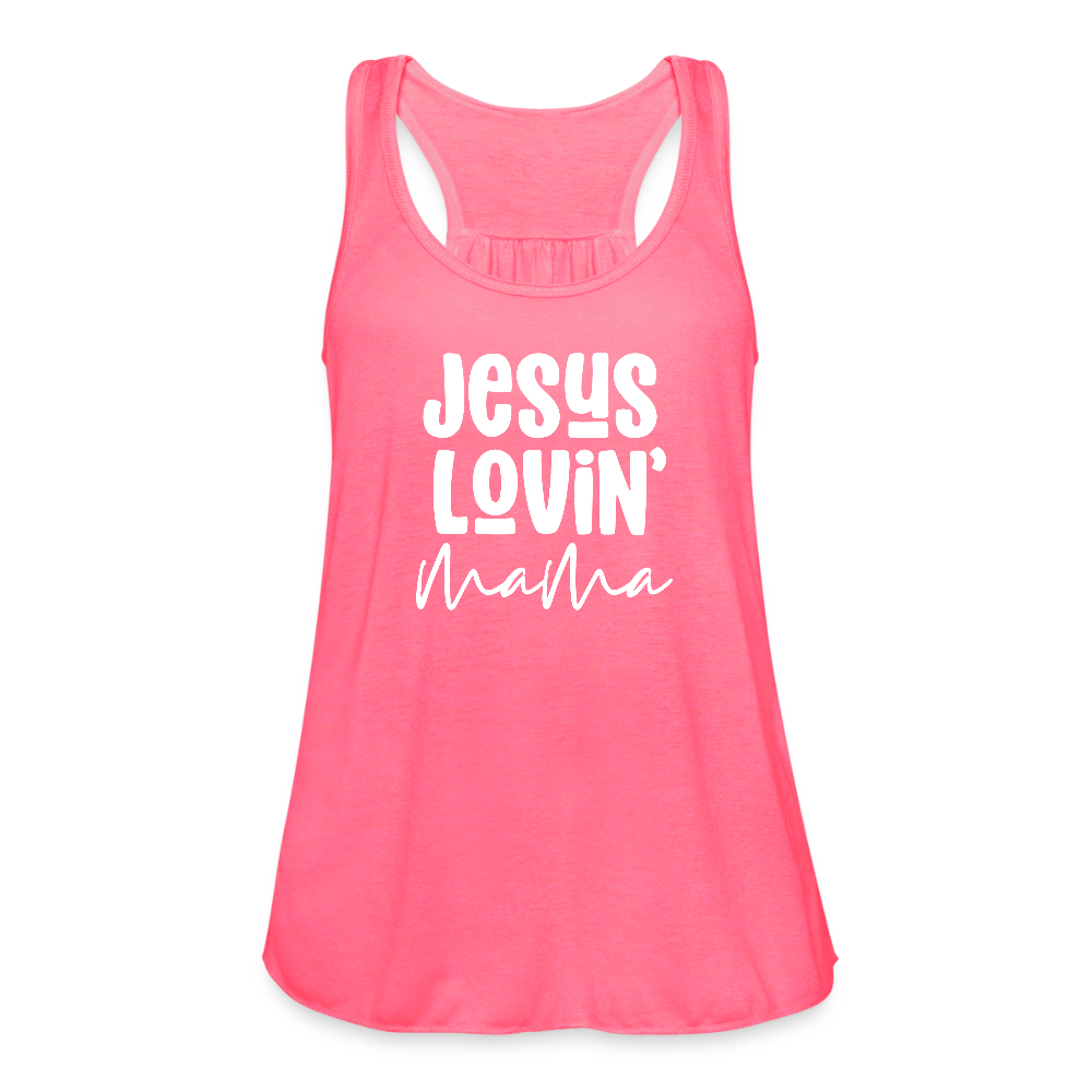 Jesus Lovin' Mama Women's Tank - neon pink