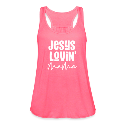 Jesus Lovin' Mama Women's Tank - neon pink