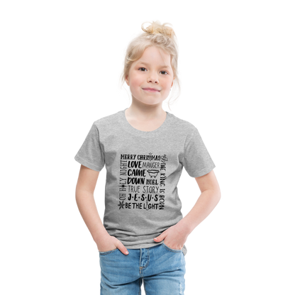 Christmas Collage Toddler T-Shirt - heather gray