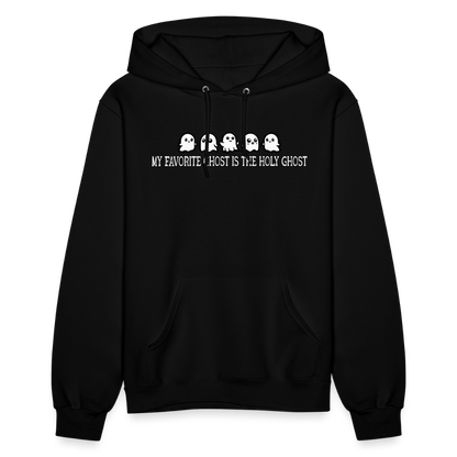 My Favorite Ghost is the Holy Ghost (W) Women's Hoodie - black