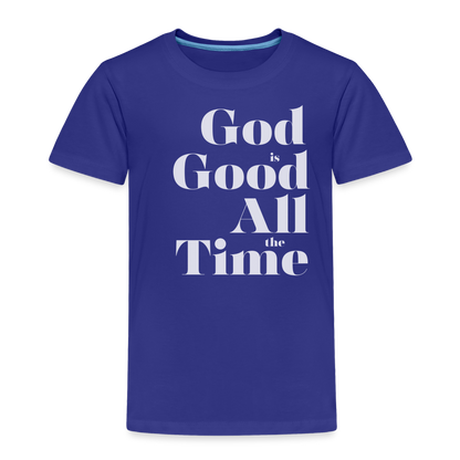 God is Good Toddler Premium T-Shirt - royal blue