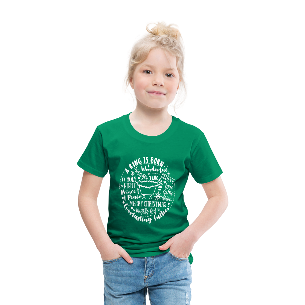 Manger Collage (W) Toddler T-Shirt - kelly green