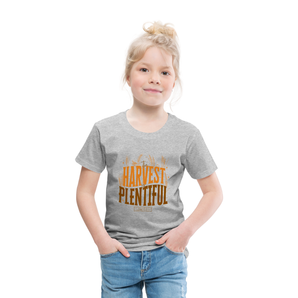 The Harvest is Plentiful (Color) Toddler T-Shirt - heather gray