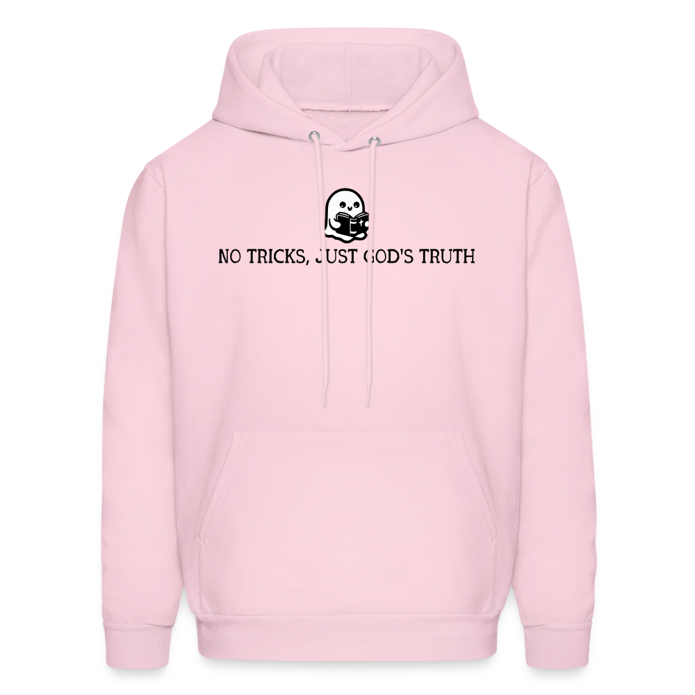 No Tricks Just God's Truth (Bible) Men's Hoodie - pale pink