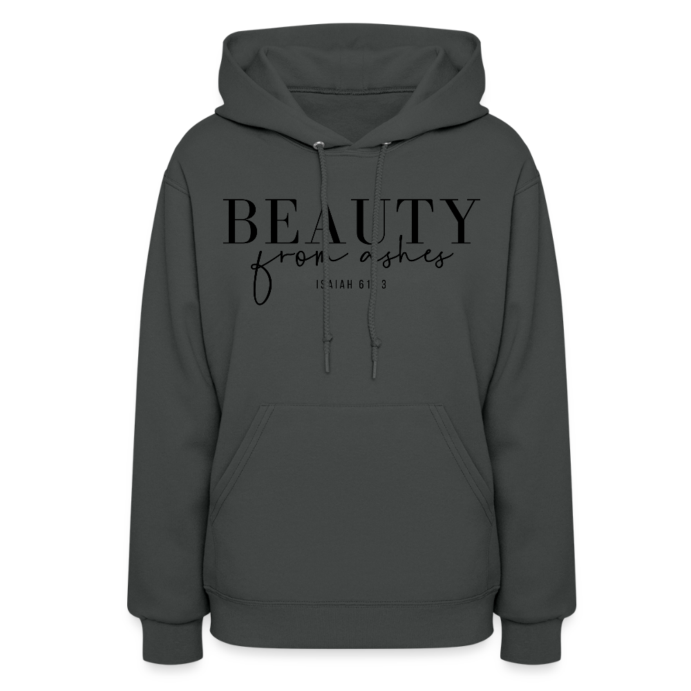 Beauty from Ashes Women's Hoodie - asphalt