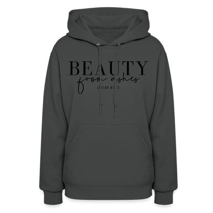 Beauty from Ashes Women's Hoodie - asphalt