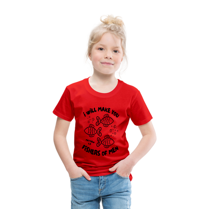 I Will Make You Fishers of Men Toddler T-Shirt - red