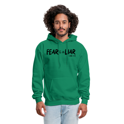 Fear is a Liar Men's Hoodie - kelly green