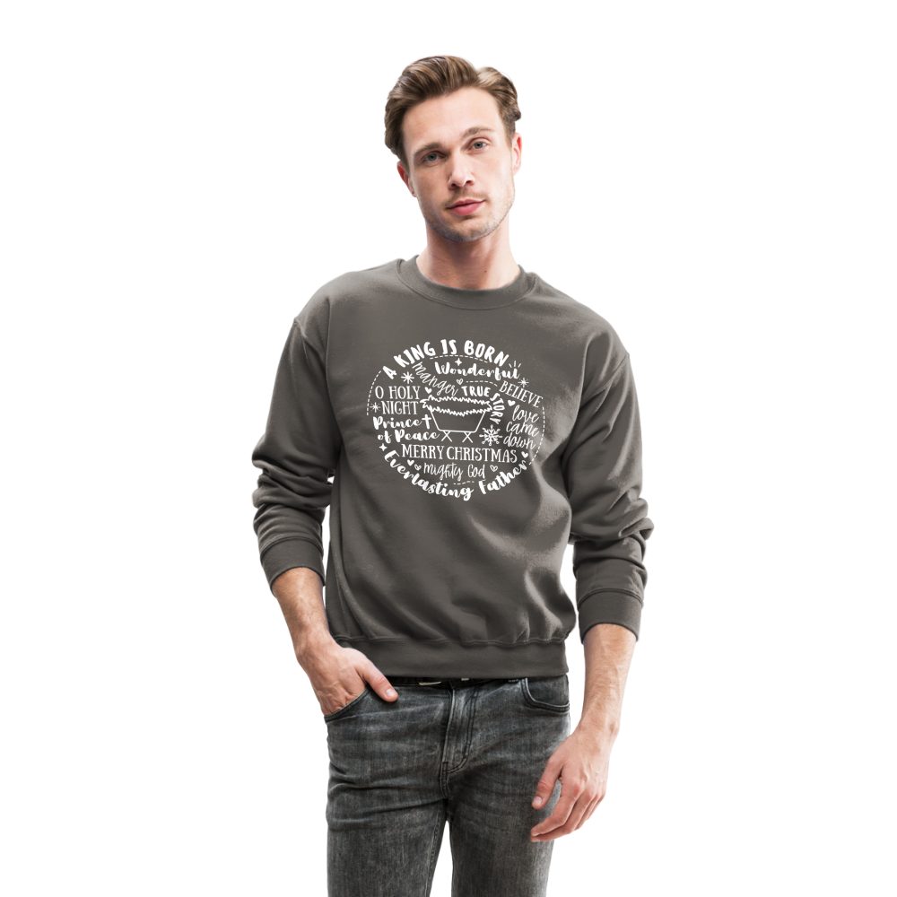 Manger Collage (W) Men's Sweater - asphalt gray