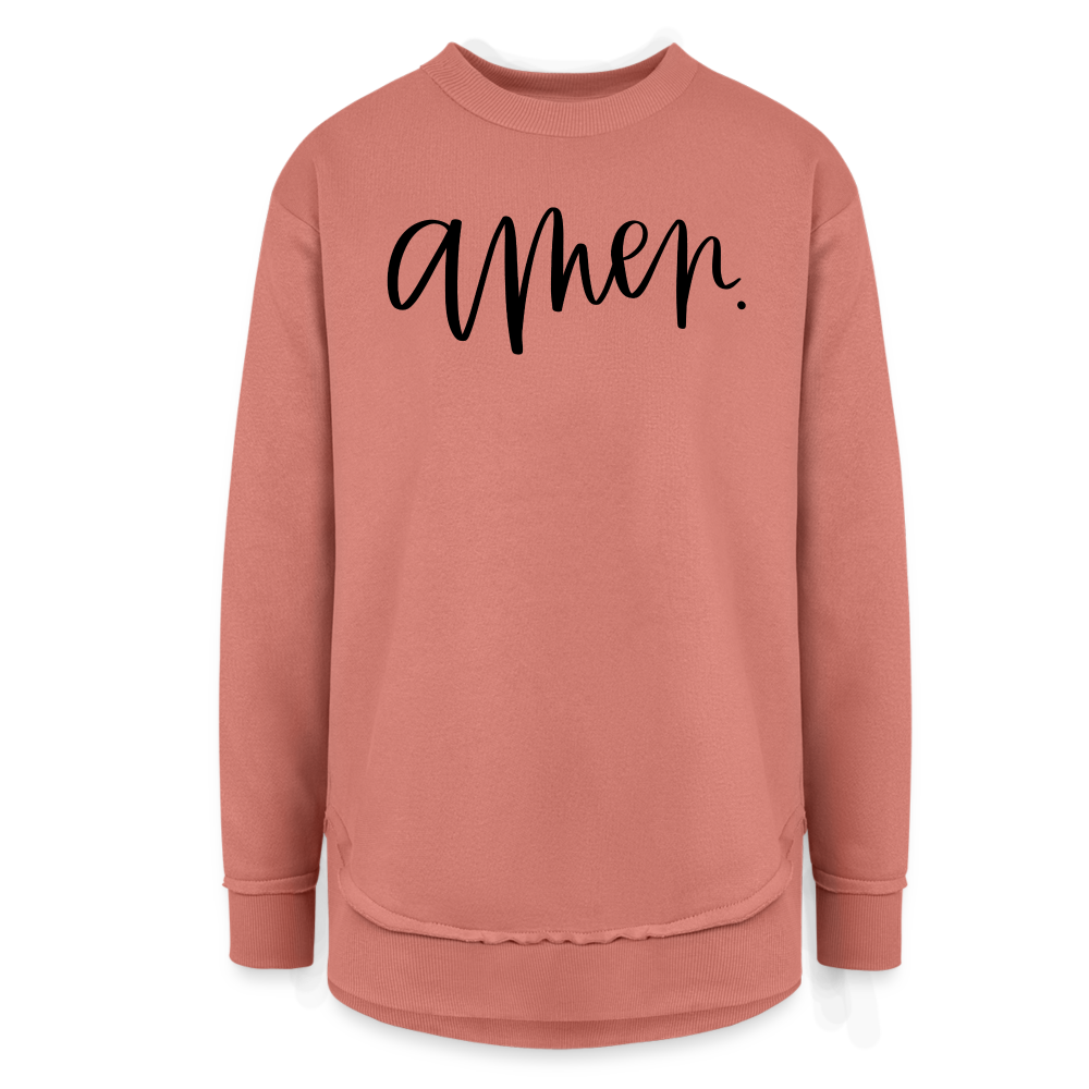 Amen Women's Long Sleeve Weekend Tunic - mauve