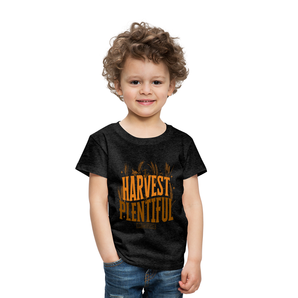 The Harvest is Plentiful (Color) Toddler T-Shirt - charcoal grey