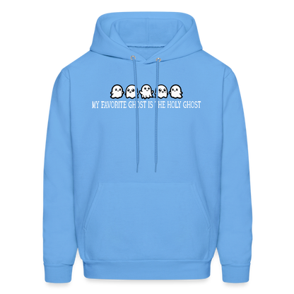 My Favorite Ghost is the Holy Ghost (W) Men's Hoodie - carolina blue