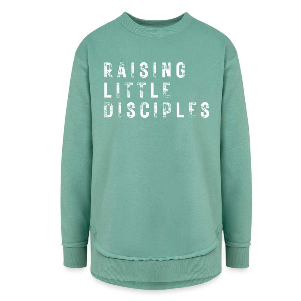 Raising Little Disciples Women's Long Sleeve Weekend Tunic - saltwater